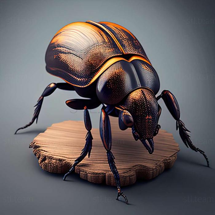 3D model Nicrophorus americanus (STL)